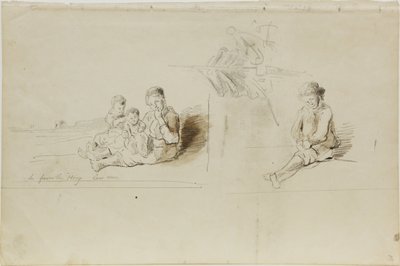 Drawing by Louis Marie Faudacq